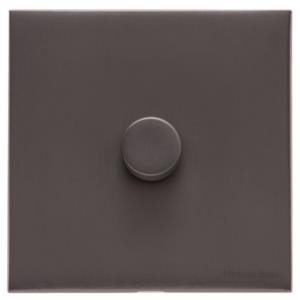 M Marcus Heritage Brass Windsor Range 1 Gang Trailing Edge LED Dimmer Switch